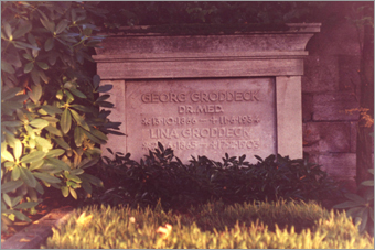 Georg Groddeck, Stadtfriedhof Baden-Baden