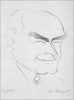 Georg Groddeck, Caricature