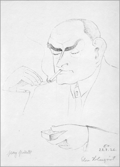 Georg Groddeck, Karikatur